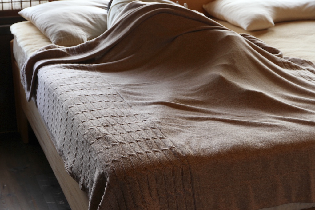 タスマニアニット毛布