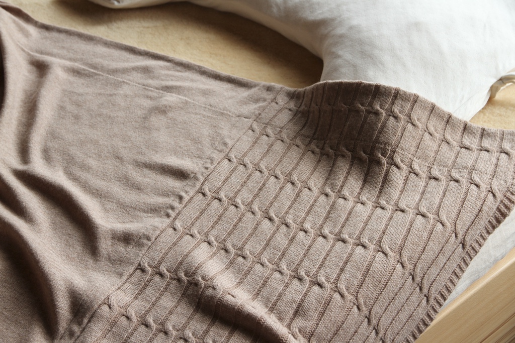 タスマニアニット毛布